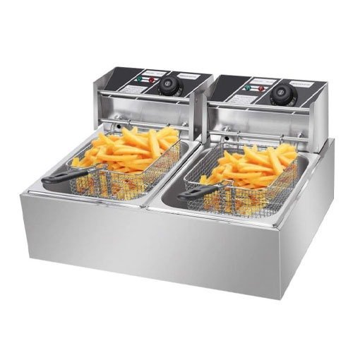 Nunix 6L+6L Electric Deep Fryer 12 L